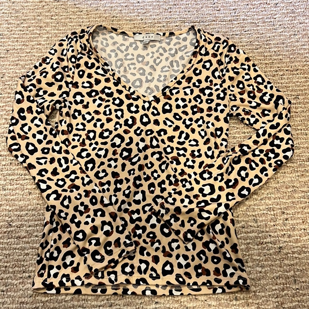 Cheetah print top